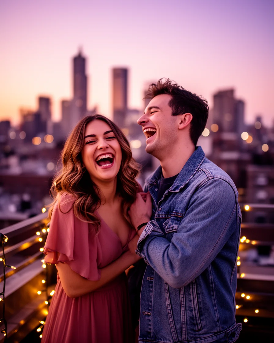 Happy couple who met on Heartlink